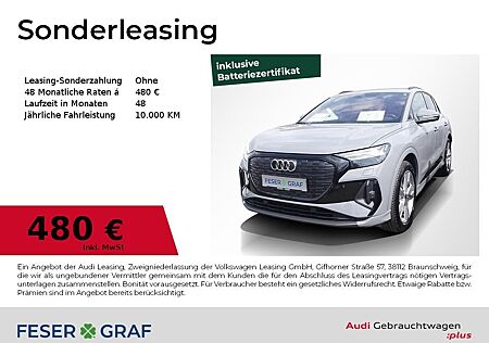 Audi Q4 e-tron 45 qu. S line Ext. Matrix Navi RüKa