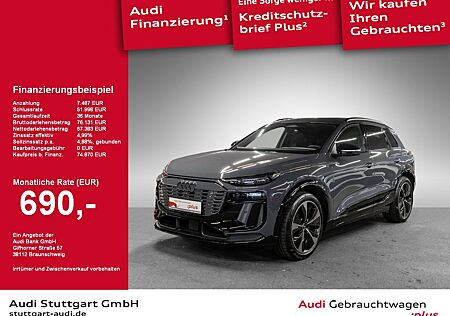 Audi Q6 e-tron 55 quattro S line edition one grey