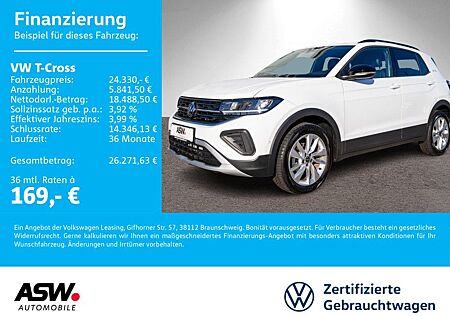 VW T-Cross Volkswagen Goal 1.0 TSI LED Navi RFK ACC SHZ PDC