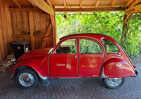 Citroën 2 CV 6 Club 7/89 Rouge Vallelunga