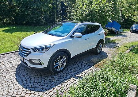 Hyundai Santa Fe blue 2.2 CRDI 4WD Automatik