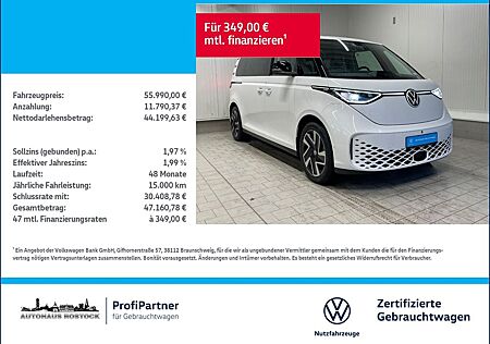 VW ID.BUZZ Volkswagen Pro lang 86 kWh IQ.LIGHT AHK NAV 360° KA