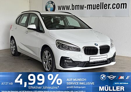 BMW 218i Active Tourer Sport Line LED/NAV+/HUD/CAM