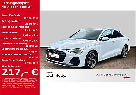 Audi A3 Limousine S Line 30 TFSI LED+ KAMERA+NAVI+SON