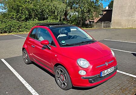 Fiat 500S 500 16V mit Panorama Schiebedach