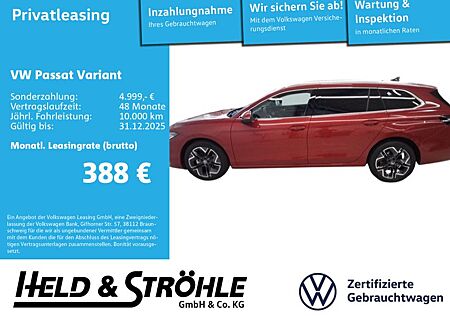 VW Passat Variant Volkswagen Elegance 2.0TDI DSG AHK PANO STHZ