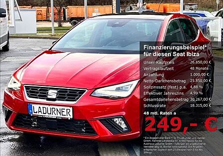 Seat Ibiza FR Black Edition 1.5TSI DSG*PANO+KESSY+LED