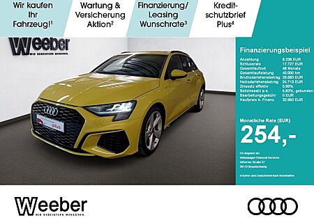 Audi A3 Sportback S-Line Black 18*AHK*LED*NAVI*SHZ*5J