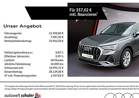 Audi Q3 35 TFSI S-tronic S-line Pano AHK LED RFK
