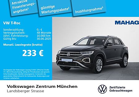 VW T-Roc Volkswagen 1.5 TSI STYLE AHK ACC LED+ Navi ParkAssist