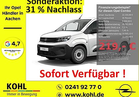 Opel Combo E Cargo Edition 1.5 D 100PS Navi Klima PDC