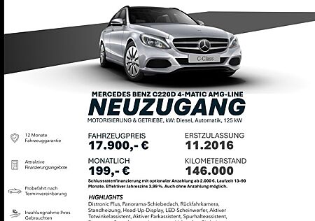 Mercedes-Benz C 220 DISTRO/STH/RÜCKFAHRK/PANO/HEADUP HUD LED
