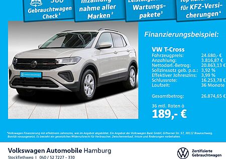 VW T-Cross Volkswagen 1.0 TSI Life DSG Navi Keyless Kamera LED