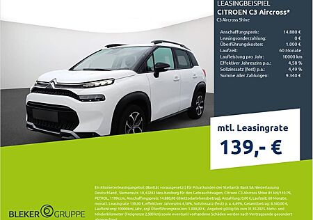 Citroën C3 Aircross PureTech 110 S&S Shine