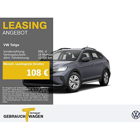 VW Taigo leasen