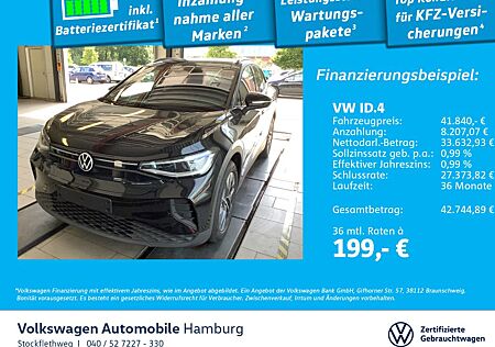 VW ID.4 Volkswagen Pro Wärmep Nav ACC CarPlay 360°Cam Panorama