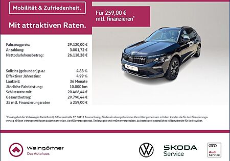 Skoda Kamiq 1.5 TSI Tour, AHK, Paket Black, Alu 17" Pr