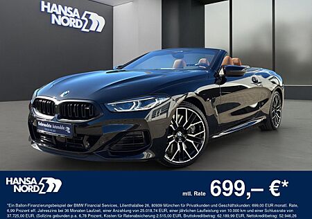BMW M850i xDrive Cabrio LASER NAVI HUD 360° ACC B&W
