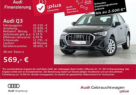 Audi Q3 S line 35TDI qu. LED*VIRTUAL*AHK*R-KAM*8-fach