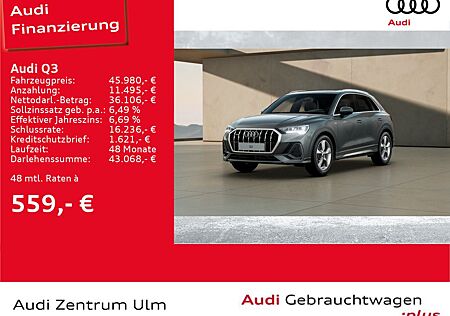 Audi Q3 S line 40 TFSI quattro S tronic AHK NAV+ PANO