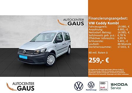 VW Caddy Volkswagen Kombi 5-Sitzer 2,0 l 75 kW TDI EU6 SCR Blu