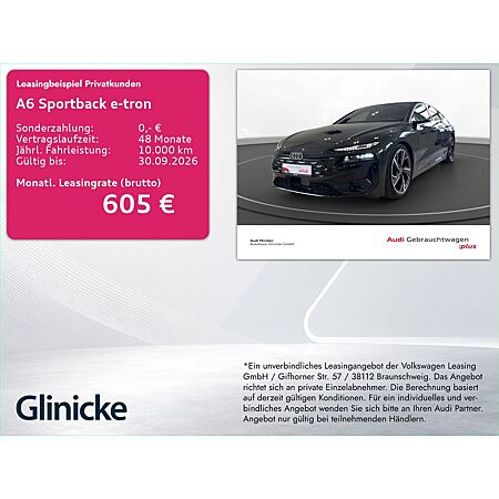 Audi A6 e-tron leasen