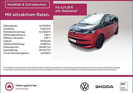 VW T7 Multivan Volkswagen 2.0 TDI Life, AHK, Easy Open, Digita