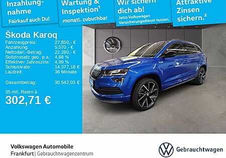 Skoda Karoq 1.5 TSI Sportline Navi FrontAssist LED