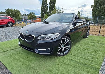 BMW 218d Cabrio Sport Line Leder Navi Xenon