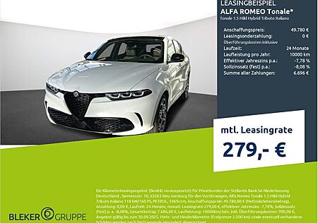 Alfa Romeo Tonale 1.5 Mild Hybrid Tributo Italiano