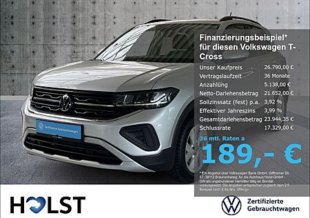 VW T-Cross Volkswagen 1.0TSI DSG IQ.DRIVE RüFaKa GJR AHK ACC A