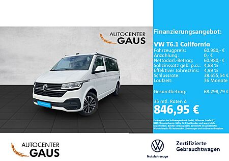 VW T6 California Volkswagen T6.1 California Beach FWD 2.0 TDI Standhzg.*Navi