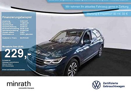 VW Tiguan Volkswagen 1.5 TSI BMT Active BLACK APP MATRIX NAVI