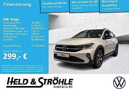 VW Taigo Volkswagen Style 1.0 TSI DSG BLACK IQ-LIGHT NAVI WKR