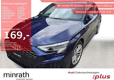 Audi A3 Sportback 35 TFSI S-Line APP+NAVI+VIRT+LED+PD