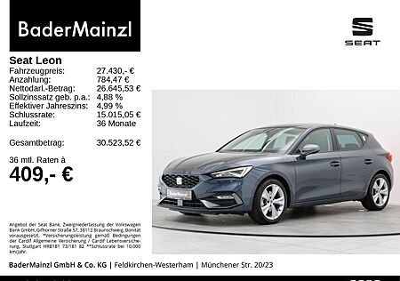 Seat Leon 2.0 TDI DSG FR AHK Pano SHZ CarPlay Kam.