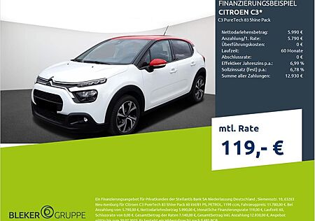 Citroën C3 PureTech 83 Shine Pack