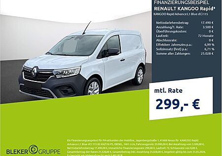 Renault Kangoo Rapid Advance L1 Blue dCi 115
