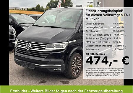 VW T6 Multivan Volkswagen T6.1 Multivan CRUISE 4Mot TDI*DSG AHK StandHzg