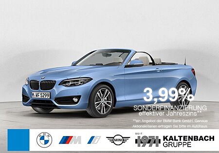 BMW 220 gebraucht kaufen BMW 220d Cabrio Sport Line FACEL. LED NAVI KAMERA