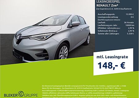 Renault ZOE Experience Z.E. 50 R135 Kaufbatterie