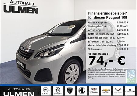Peugeot 108 Active 1.0 VTi ACTIVE 72 3T Klimaanlage Blue