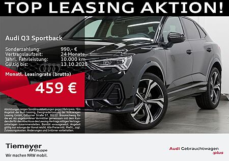 Audi Q3 Sportback 40 TFSI Q 2x S LINE LM20 LEDER NAVI