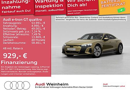 Audi e-tron GT quattro Panoramadach Kamera LED Navi u