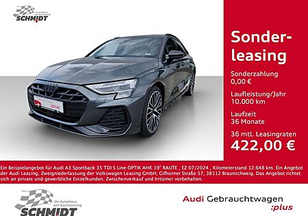 Audi A3 Sportback 35 TDI S Line OPTIK AHK 19" RAUTE
