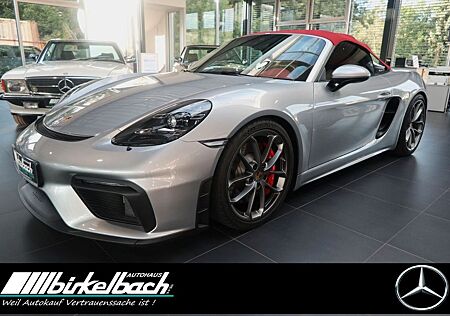 Porsche 718 Boxster Spyder GT silber Bose 3500KM 1.Hd