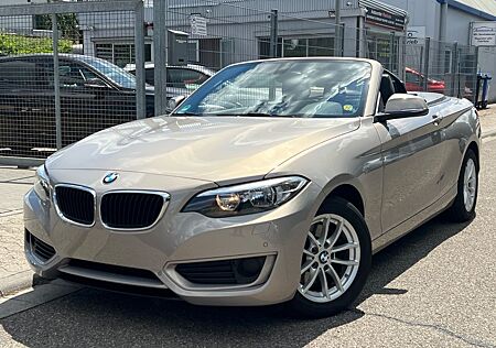 BMW 220d Cabrio MOONLIGHT SILVER*R-KAMERA*KEYLESS-GO