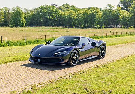 Ferrari 296 GTB 3.0 V6, Blu America, Full Carbon, Cuoio