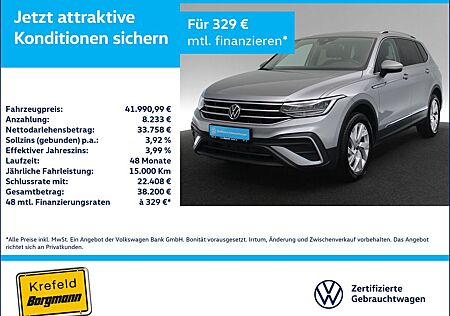 VW Tiguan Allspace Volkswagen 2.0 TDI Life AHK 7-SITZER LED