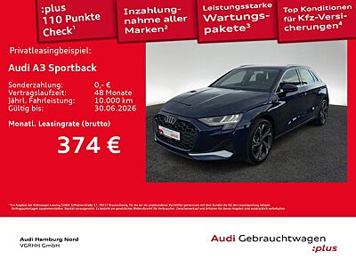 Audi A3 Sportback 30 TFSI S tronic Stdhzg Navi Kamera
